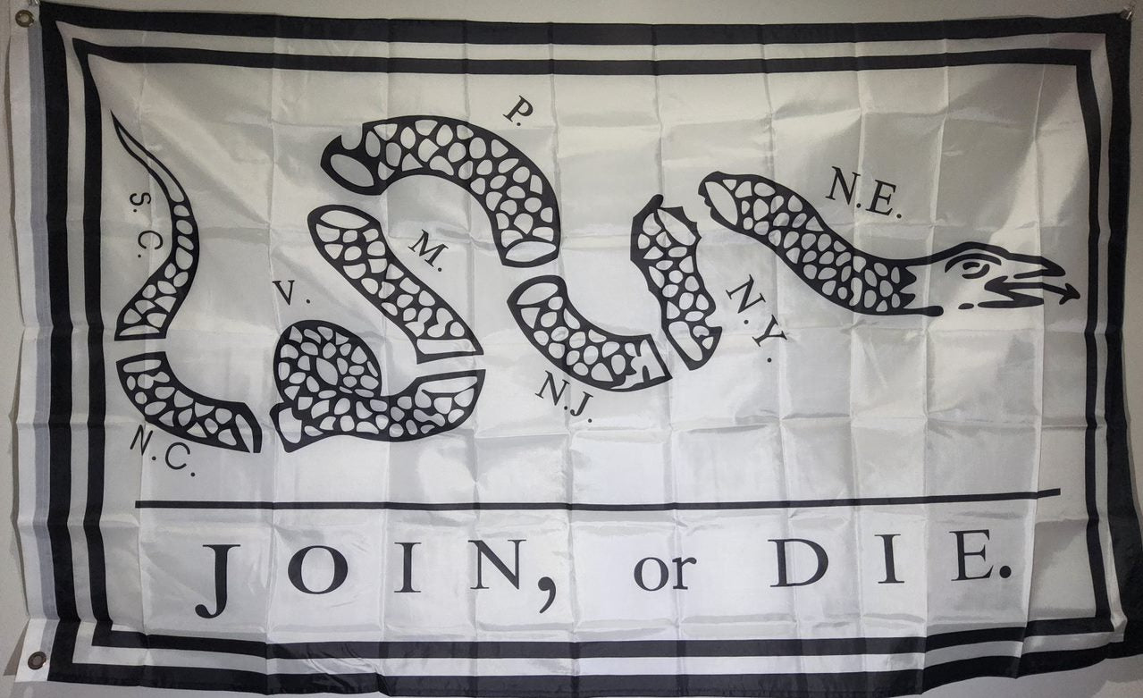 Join Or Die (White)